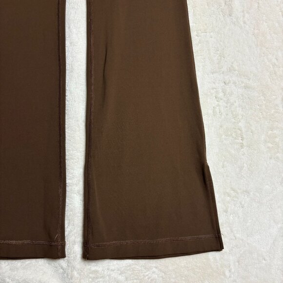 Lululemon Womens Groove High Rise Split Hem Flared Pant Size 4 Java Brown W5ENGS - Picture 4 of 14